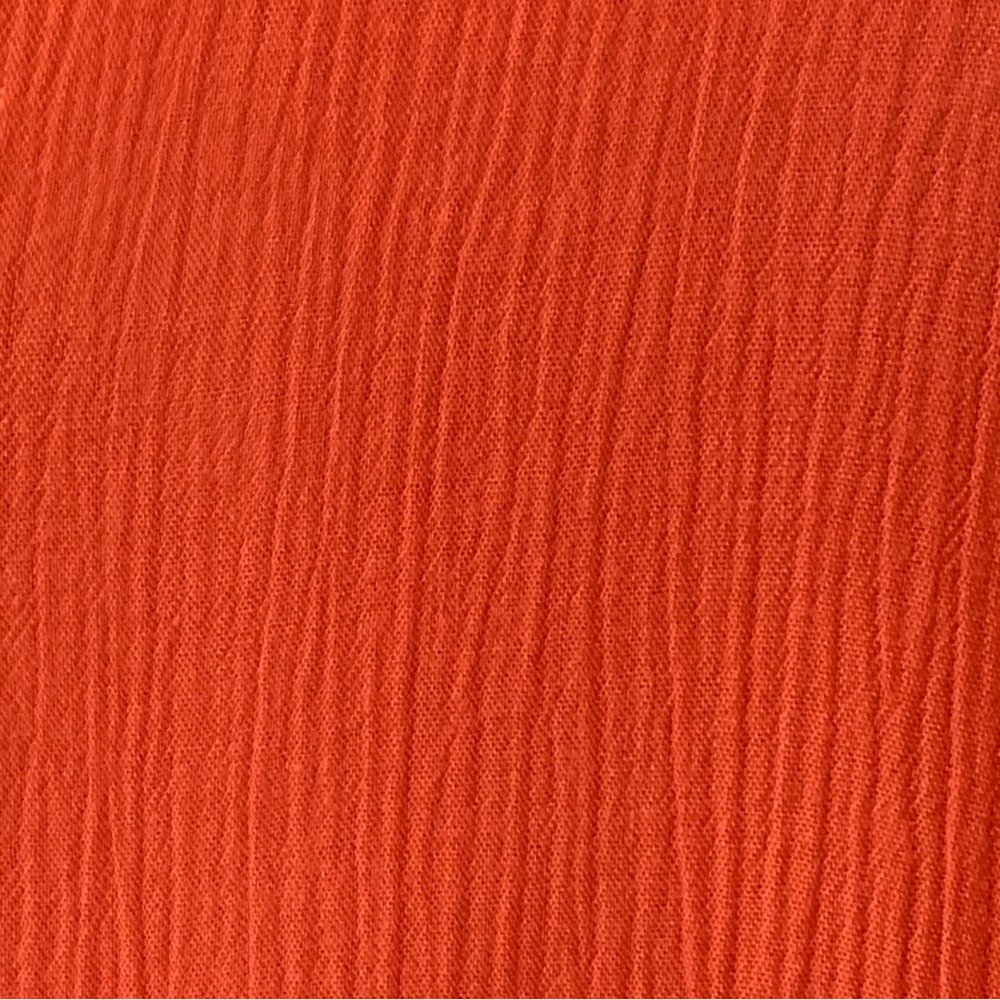 O’NEILL Women’s Long-sleeve Coral Orange Ruffle V-Neck Blouse Top XXL - Picture 7 of 12